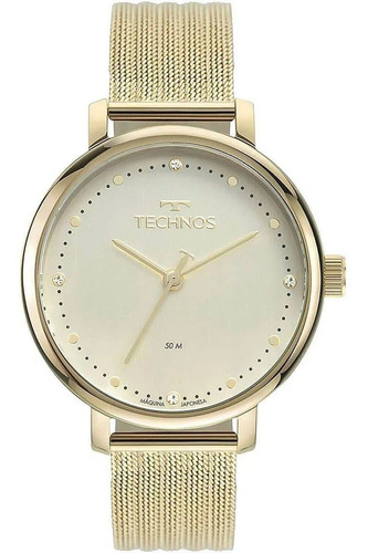 Relógio Technos Feminino Dourado 2035msu 1k Original