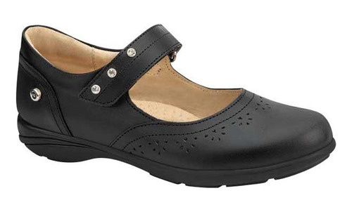 Zapato Escolar Con Contactel Dogi Negro Teens 2526