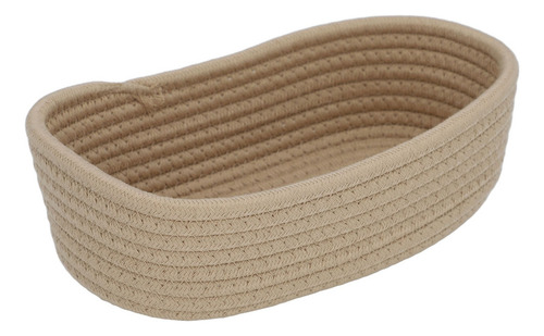Cesta Organizadora Weaving Rope Para Aperitivos Tejidos En C