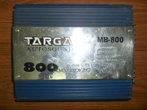 Planta Targa Mb-800 2 Canales.