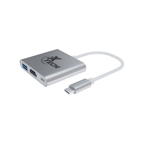 Adaptador Usb-c A Hdmi 3 En 1, Xtech