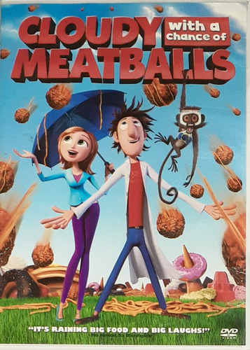 Dvd - Cloudy With A Chance Of Meatballs (Usado)