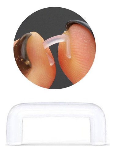 Piercing Hider Flex Con Anillos De Tabique En Forma De U (12
