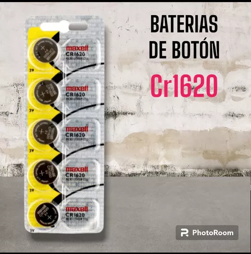 Pila Bateria Cr1620 Maxell Blisters 5 Unidades