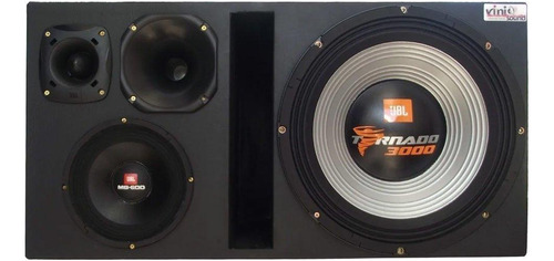 Caixa Trio Tornado Jbl + Driver Jbl +tweeter Jbl + Médio Jbl