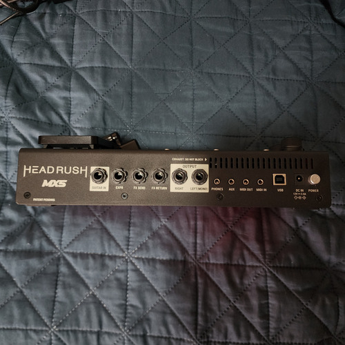 Pedal Multiefectos Headrush Mx5 Negro (Usado)