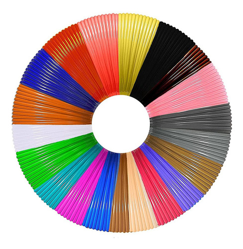 Recambios De Filamento Para Bolígrafo 3d, 20 Colores, 16 Pie