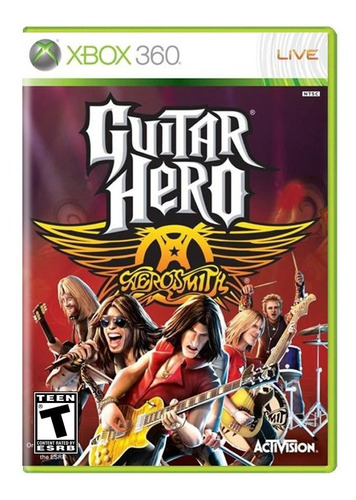 Guitar Hero Aerosmith Xbox 360 Original Mídia Física 