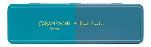Caneta Esferográfica Caran D Ache Paul Smith Cyan Steel º