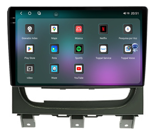 Multimidia Palio 13/19 9p Octacore Carplay 256gb Tpros 360