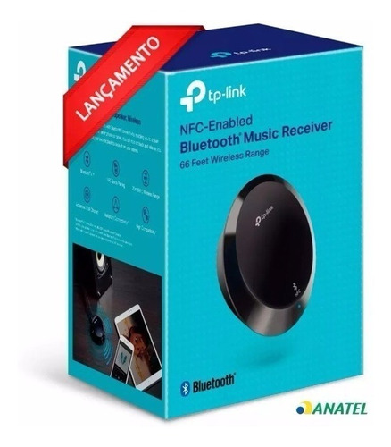 Receptor De Áudio Bluetooth Music Receiver Tp-link Ha100 V2