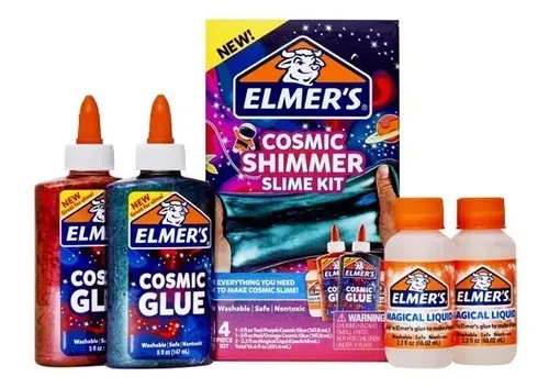 Elmers Kit Para Hacer Slime Pegamento Brillante Y Activador | Meses sin ...
