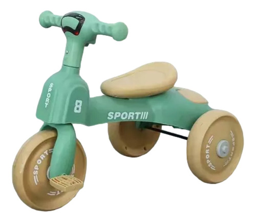 Triciclo Moto Buggy De Bebe Y Niños Colores Pasteles
