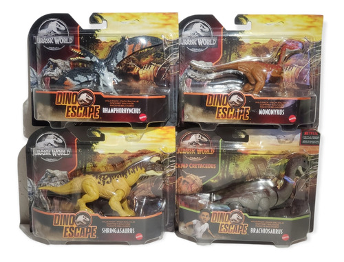 Jurassic World Shringasaurus, Mononykus, Rhamphorhynchus +1