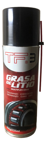 Lubricante Grasa En Aerosol Marca Tf3 225ml