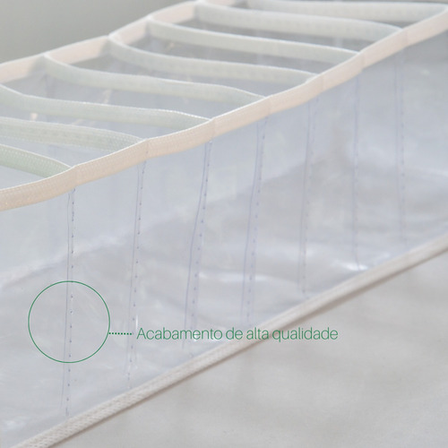 Kit 4 Colmeia Organizador Gaveta Calcinha Cueca Meia Roupa
