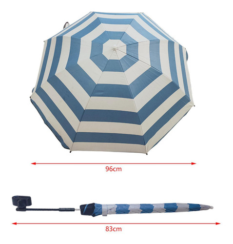 Para Silla, Para Acampar, De Playa Con Abrazadera Práctica