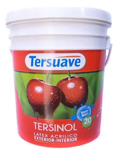 Pintura Latex Interior Tersuave Tersinol 20 Litros Mf