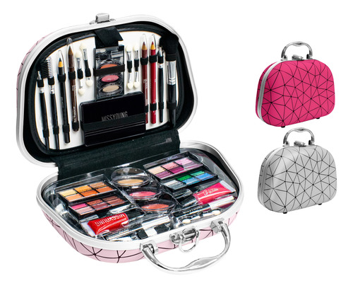 Maletin De Maquillaje Set Porta Cosmetico Makeup 28 Piezas