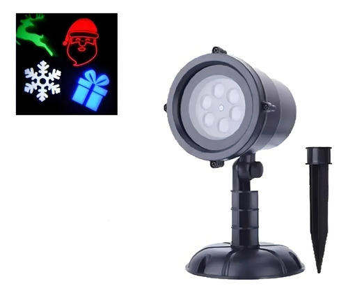 Projetor Natal Led Natalino Desenhos Laser Espeto Jardim