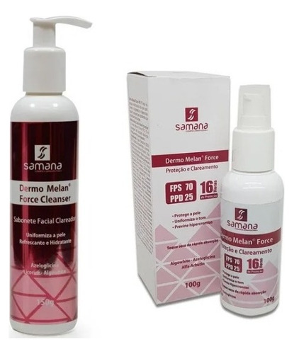 Kit Dermo Melan Force Fps70 100g + Sabonete Clareador 150g