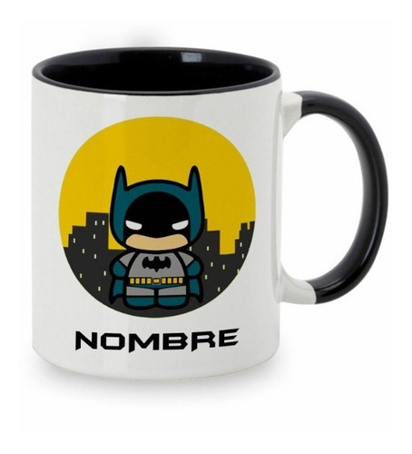 Taza Batman Personalizada Con Nombre