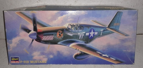 Avion P-51b Mustang Kit Hasegawa Escala 1/72 (Usado)