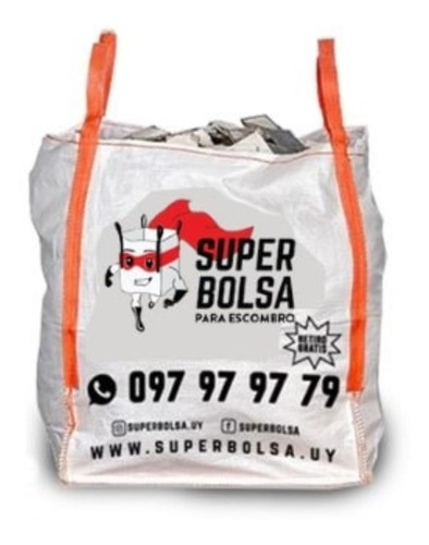 Bolsa Escombros 1.0 Mt3 Retiro Gratis Super Bolsa Ferreplus