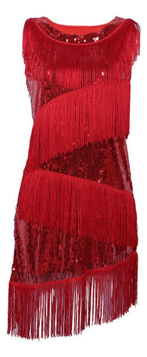 Female Dress With Fringes For Latin Dance 1920s
