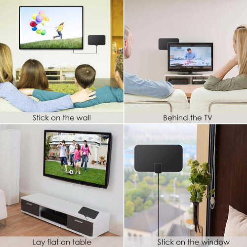 Amplificador De Señal De Antena De Tv Digital Hd Para Interi