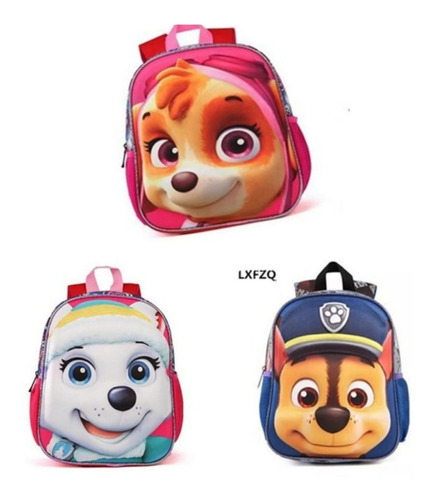 Mochila De Paw Patrol 3d Para Niñas Y Niños