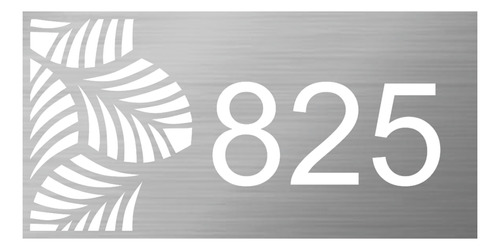 Placas Domicilio Numero De Casas Acero Inoxidable 