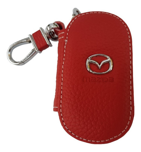 Funda De Piel Color Rojo Mazda 3 6 Cx-3 Cx-5 Cx-9 Mx-5