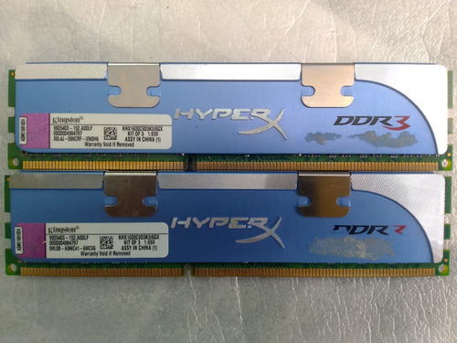 Memoria Ram Ddr3 4gb 1600mhz Hyperx Blue Kingston (2gbx2)