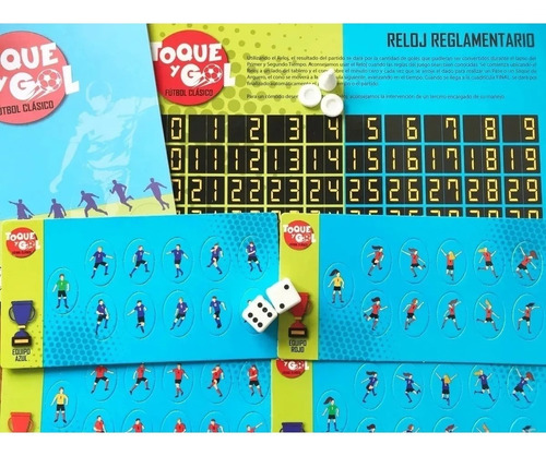 Juego Mesa Fútbol Toque Y Gol Estrategia Ética Deportiva +6
