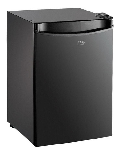 Geladeira frigobar EOS EFB80P preta 71L 220V