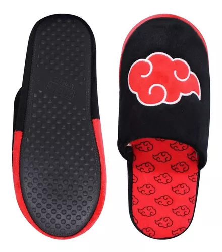 Pantufa Chinelo De Quarto Nuvens Akatsuki Oficial Naruto - Zona