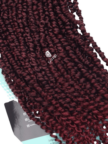 Cabelo Cacheado Passion Twist Cherey Pre Looped 270gr+brind