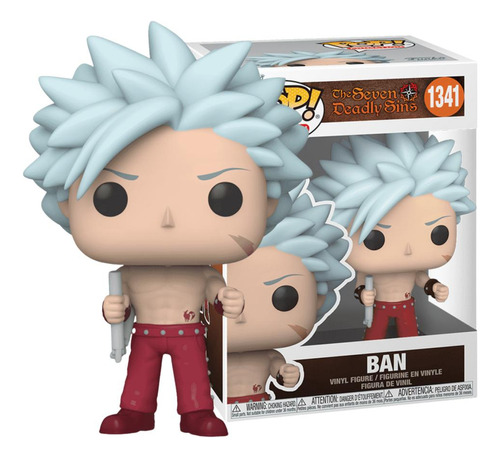 Boneco Original Funko Pop Do Ban #1341 - Nanatsu No Taizai