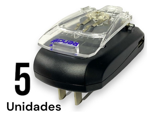 Cargador Universal Para Bateria Puerto Usb / 5 Unidades