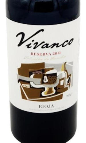 Pack De 2 Vino Tinto Vivanco Reserva Tempranillo 750 Ml