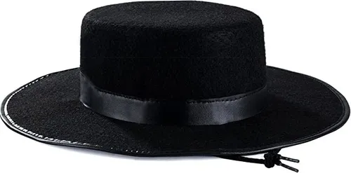 Antifaz Con Sombrero Del Zorro Para Adulto- Accesorio De