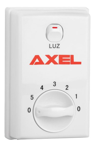 Ventilador de techo Axel AX-VT4AR blanco con 4 palas de metal, 1.2 m de diámetro 220 V