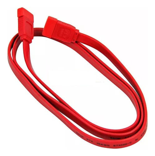 Cable Sata Datos Hdd 100cm 3gb P/s Rojo