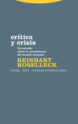 Critica Y Crisis - Koselleck,reinhart