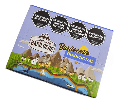 Bombón Chocolate Bariloche Barilochito Tradicional Caja 24u