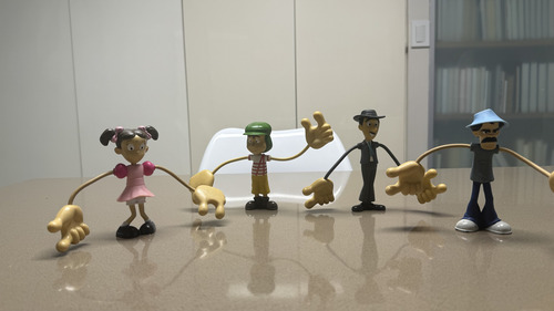 Muñecos De Mc Donald Chavo Del Ocho ( Set X 6 ) (Usado)