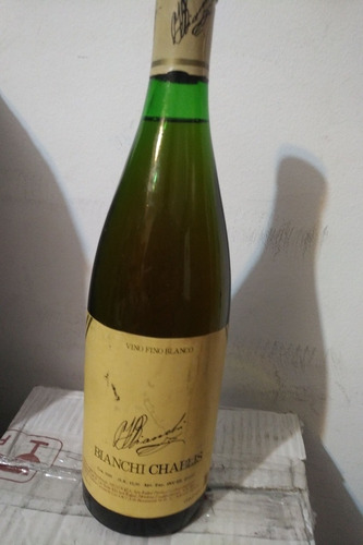 Vinho Branco Bianchi Chablis Safra 1987