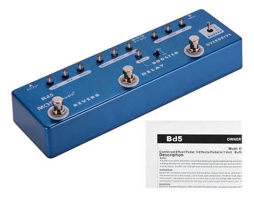 Pedal Of Effect Mosky Audio Rd5 Blue
