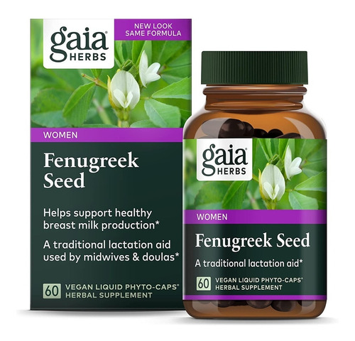 Fenogreco 60 Caps - Gaia Herbs - Unidad a $4248